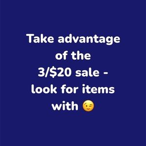 $3/20 sale - choose three and bundle